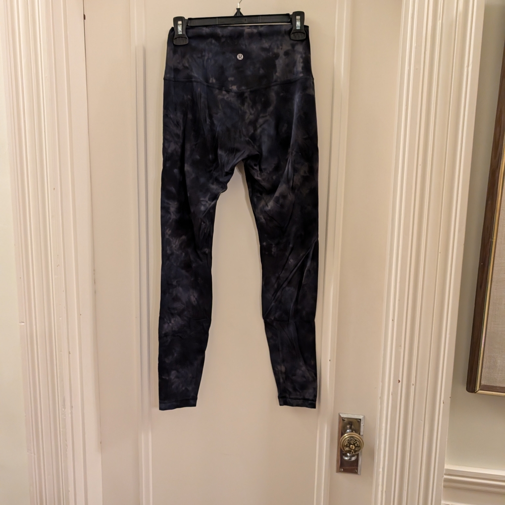 Lululemon Align Dark Green/Grey/Navy 25 Inch Leggings Sz 8